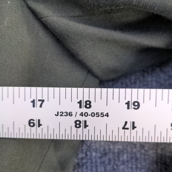 U.S. Army Men's Serge Green Coat Green Size 36 PolyWool Blend Uniform Military - Picture 13 of 13